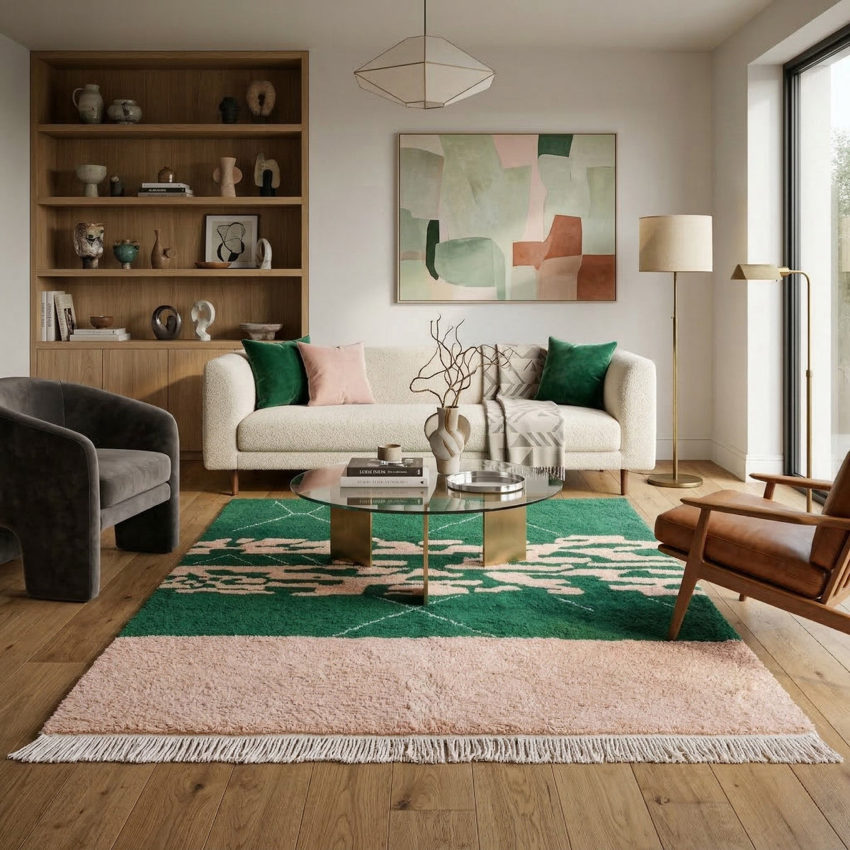 Khalida - Tapis Berbère shaggy