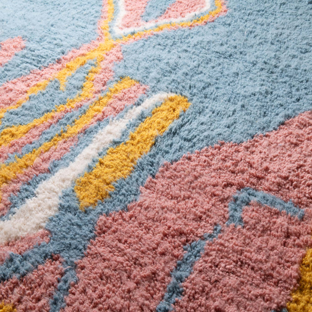 Marjana Rond - Tapis Berbère shaggy