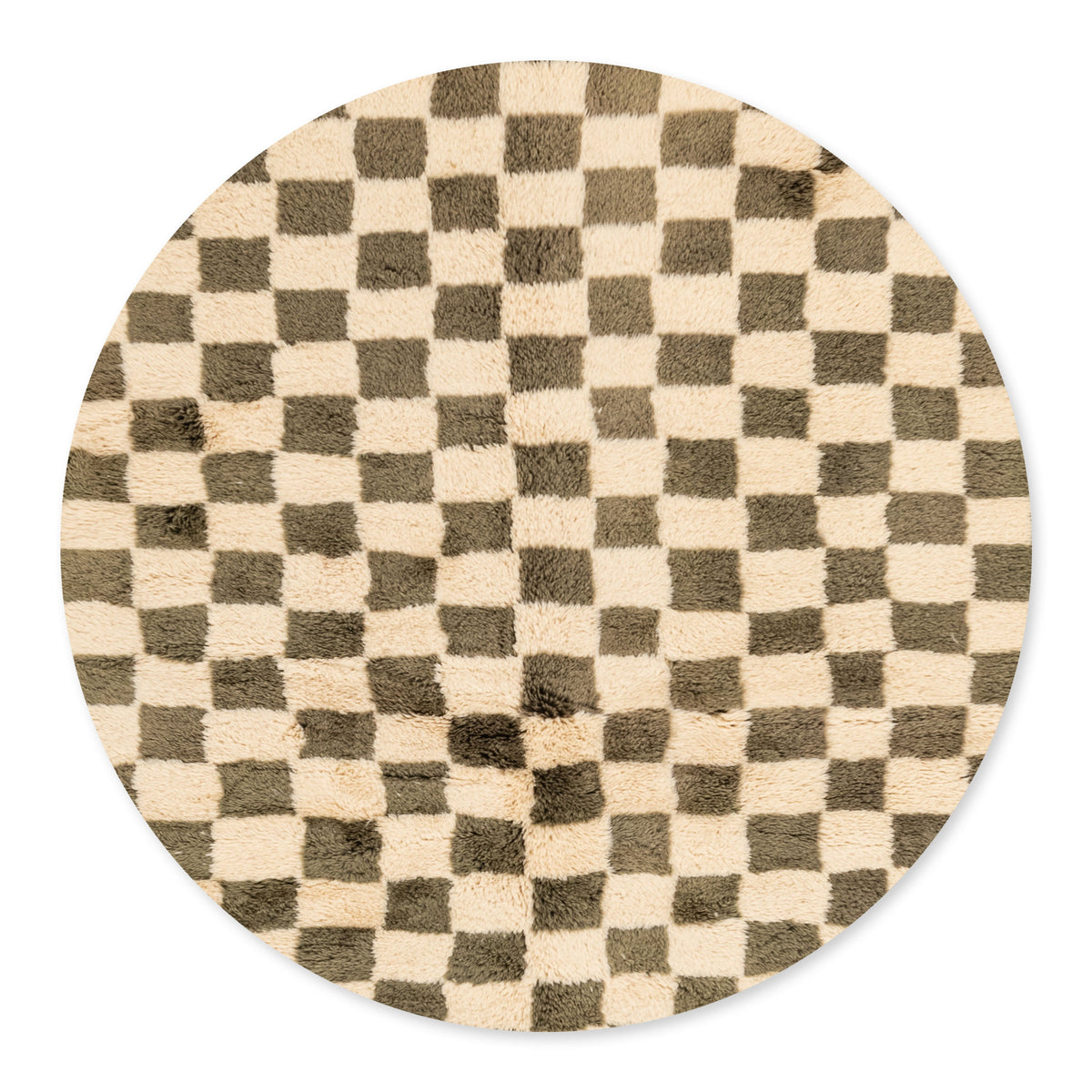 Carreaux Rond - Luxueux tapis Berbère shaggy