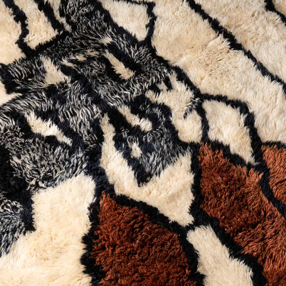 L'Afrique authentique - Luxueux tapis Berbère shaggy