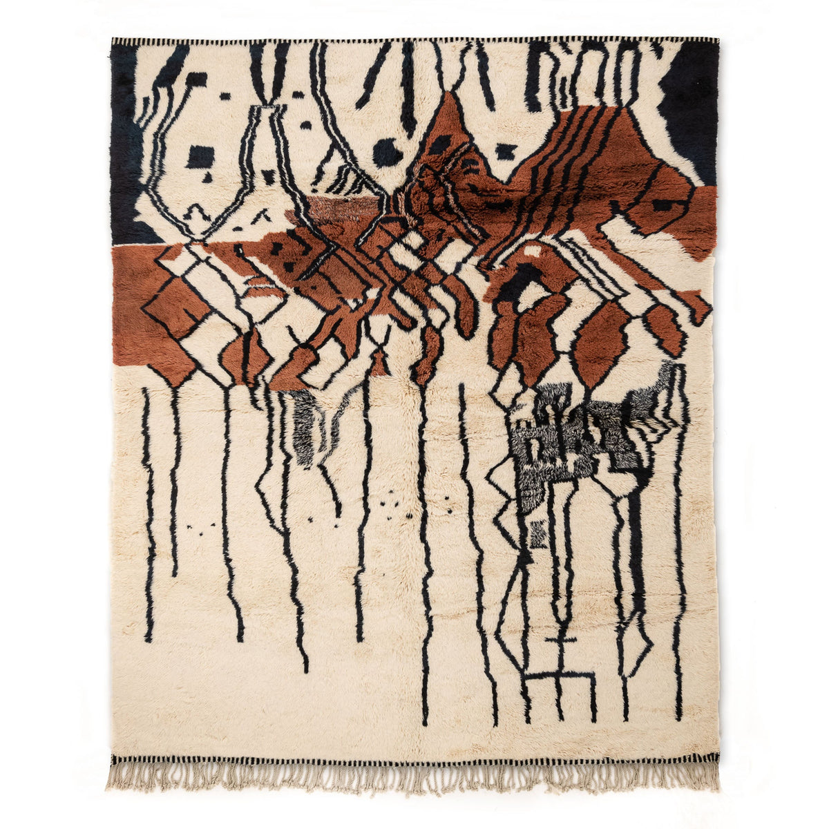 L'Afrique authentique - Luxueux tapis Berbère shaggy
