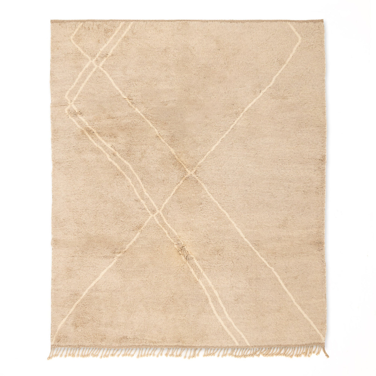 Sables du désert - Luxueux tapis Berbère shaggy
