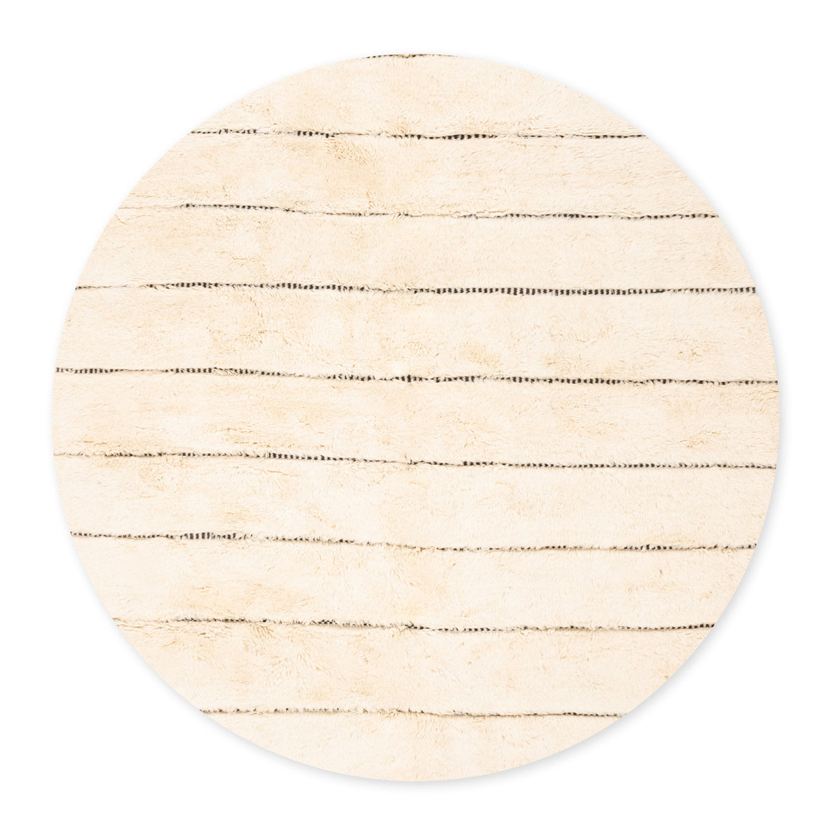 Manuscrit Rond - Luxueux tapis Berbère shaggy