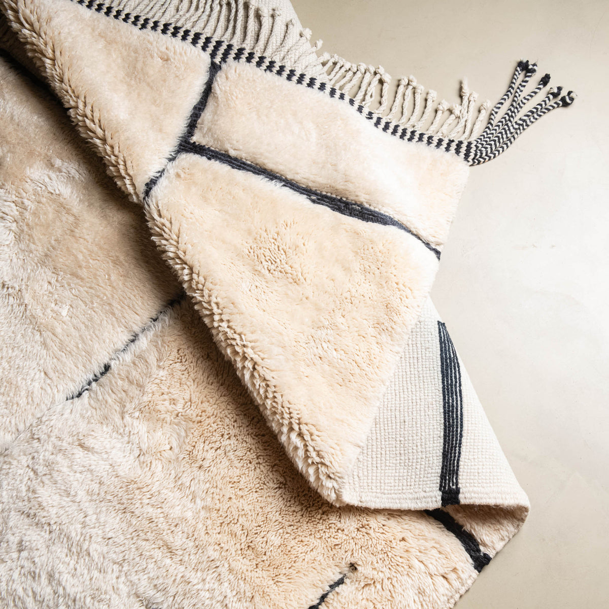 Chemin du mystère - Luxueux tapis Berbère shaggy