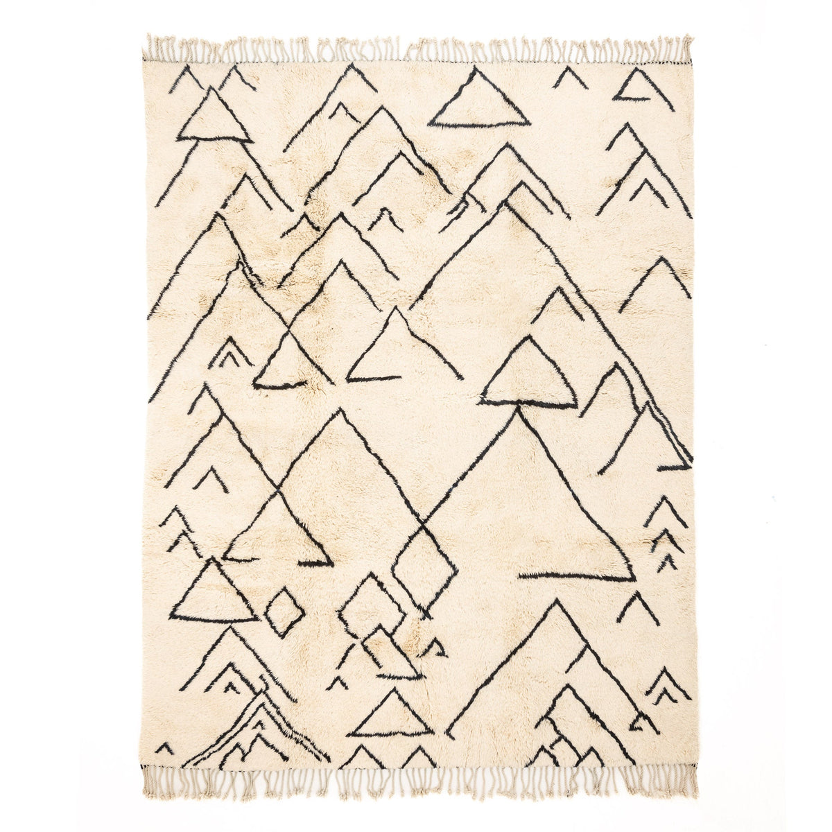 Montagnes de l'Atlas - Luxueux tapis Berbère shaggy