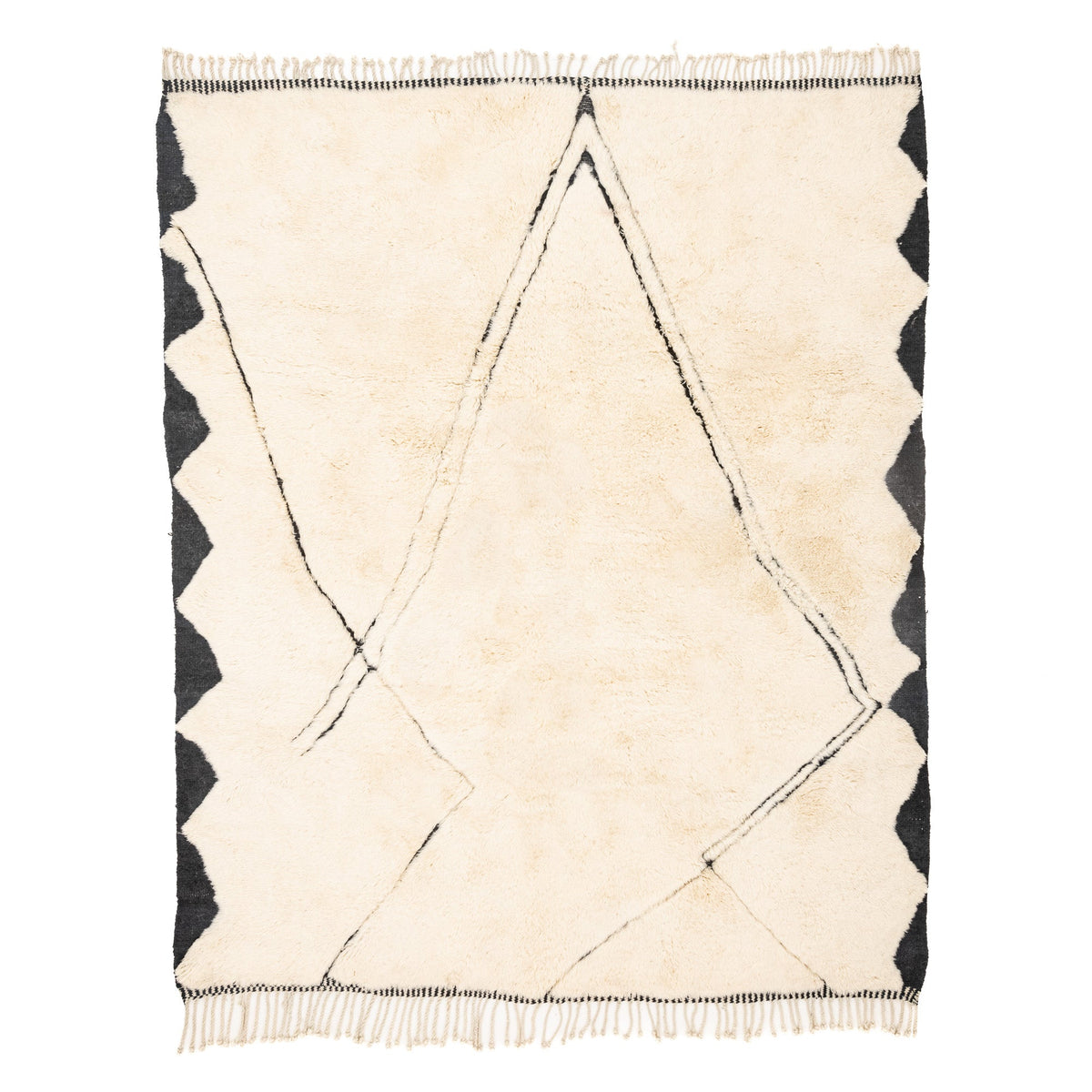 La vallée Fertile - Luxueux tapis Berbère shaggy
