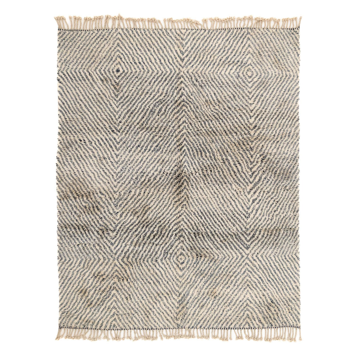Noyaux de bois - Luxueux tapis Berbère shaggy