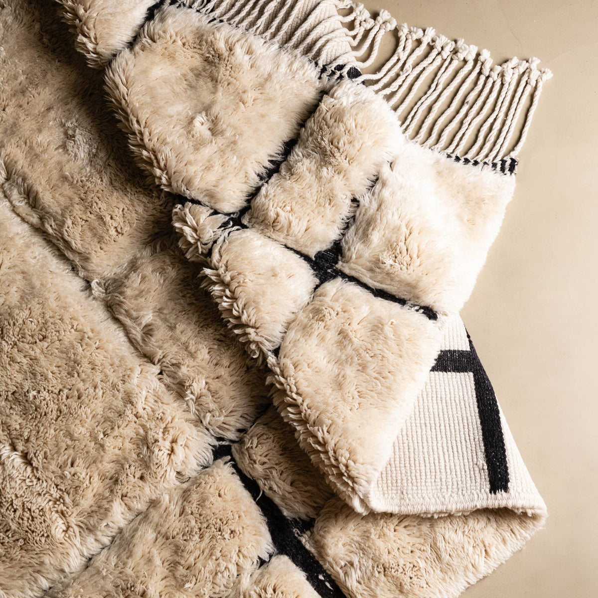 Chemin du mystère - Luxueux tapis Berbère shaggy