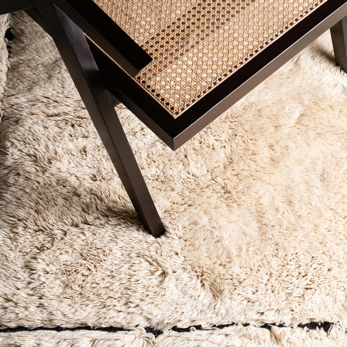Chemin du mystère - Luxueux tapis Berbère shaggy