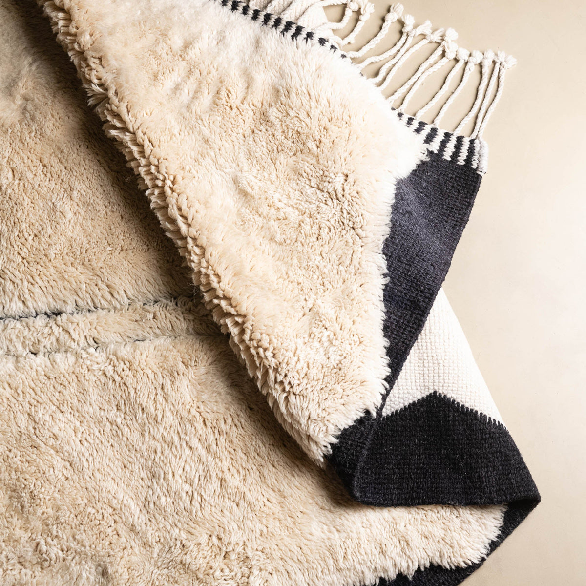 La vallée Fertile - Luxueux tapis Berbère shaggy