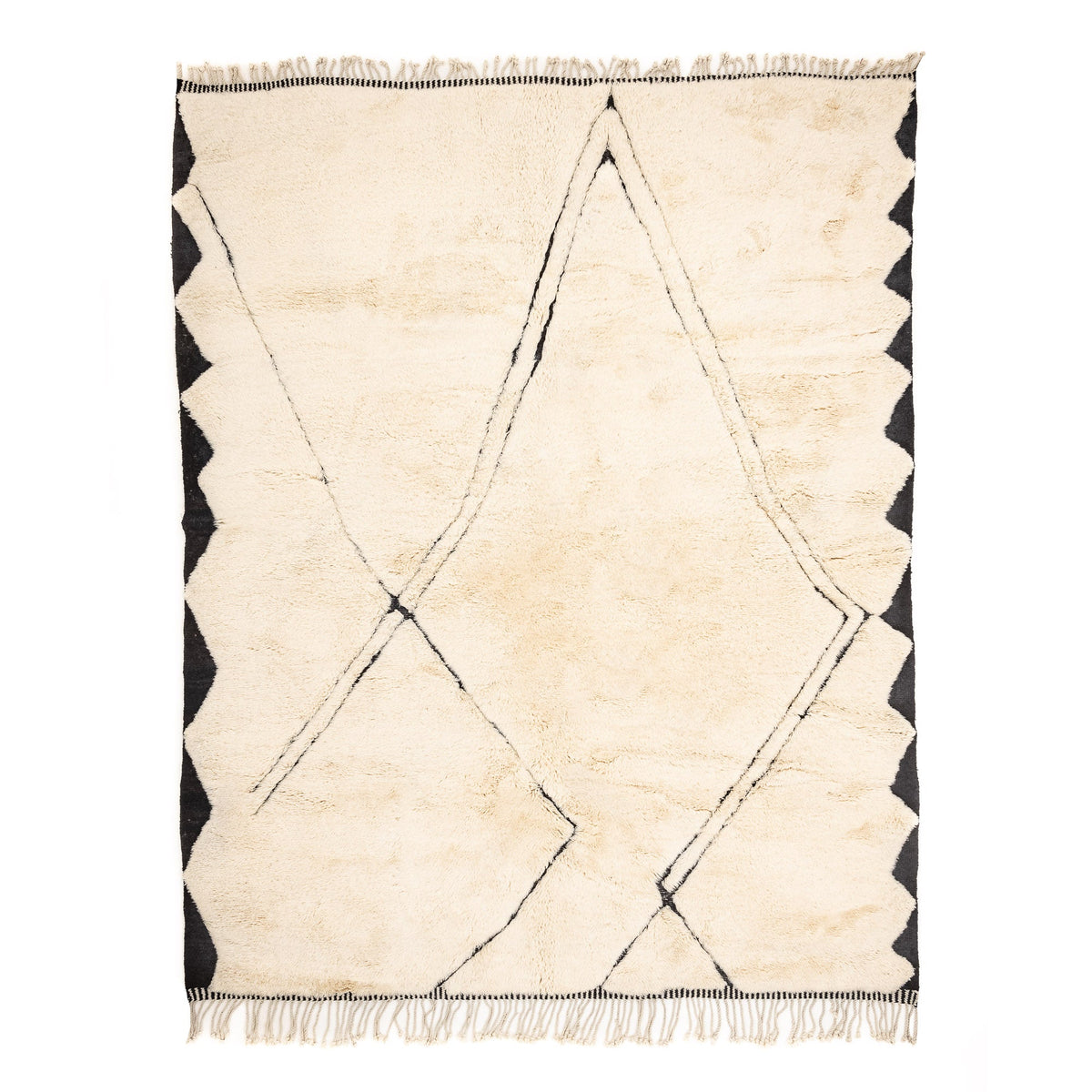 La vallée Fertile - Luxueux tapis Berbère shaggy