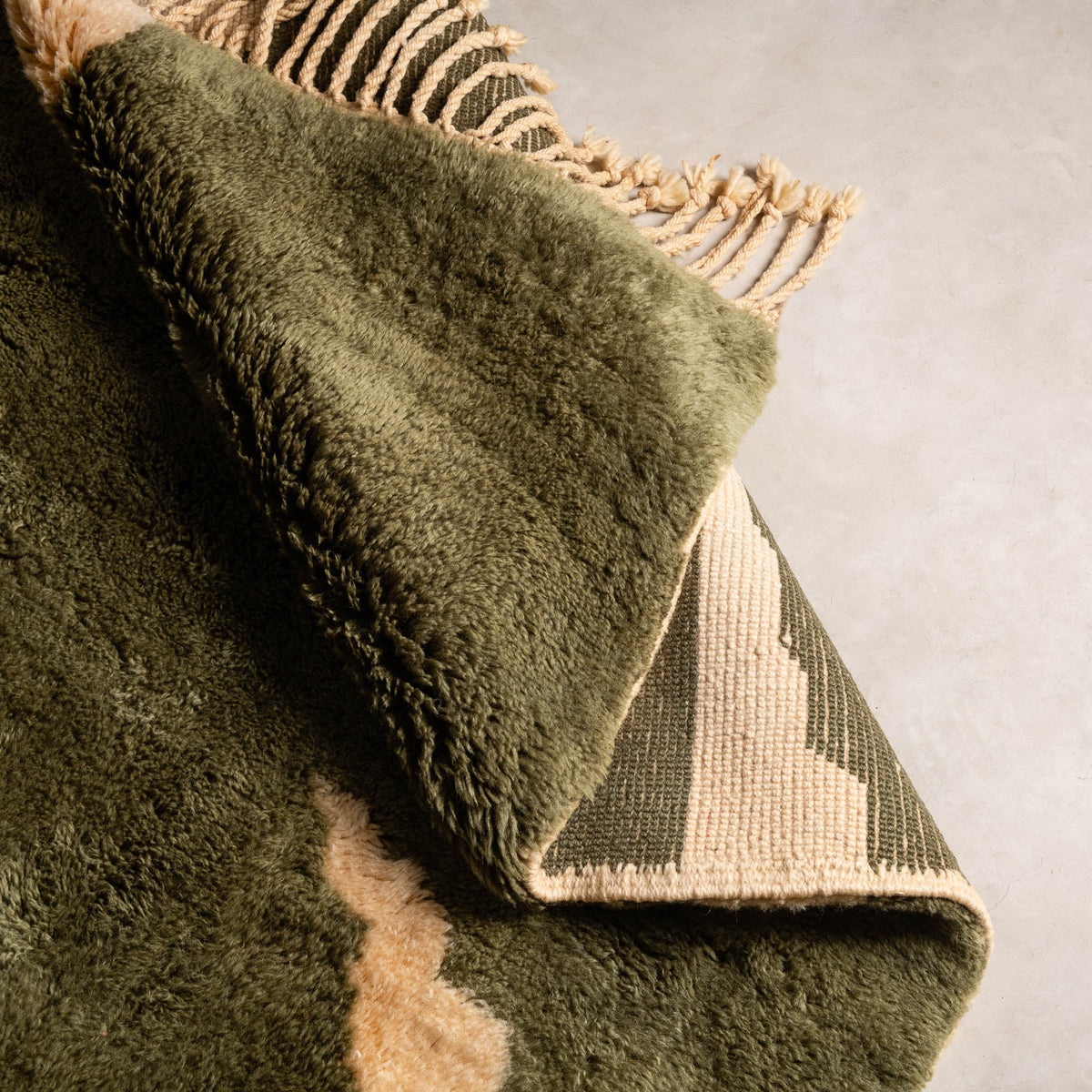 Soldat - Luxueux tapis Berbère shaggy
