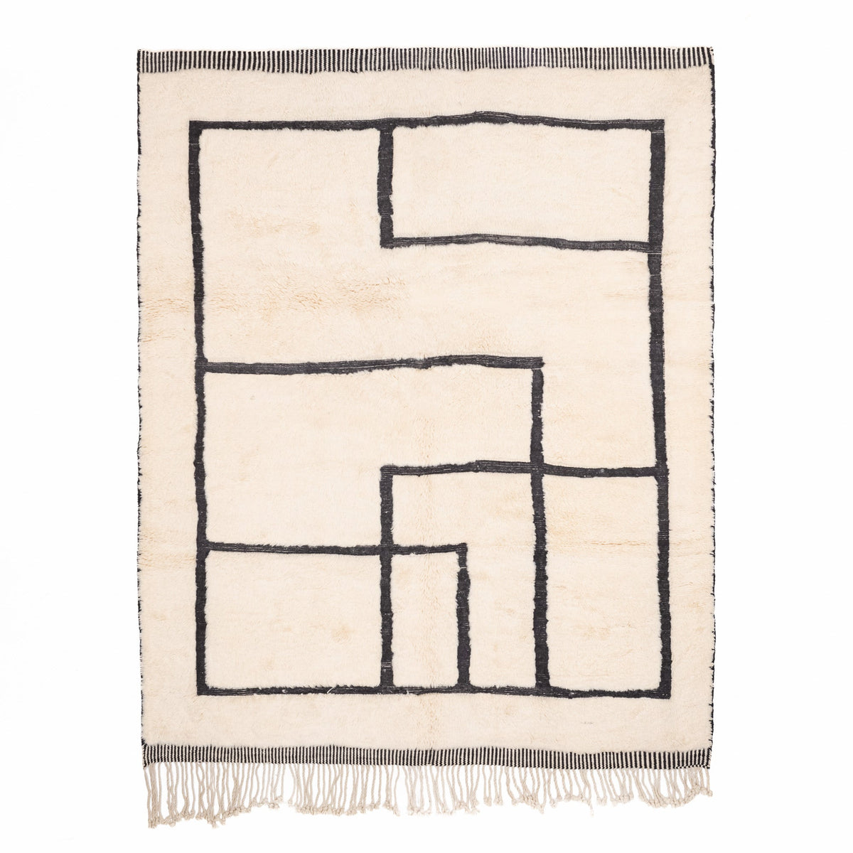 Ratio Déséquilibré - Luxueux tapis Berbère shaggy