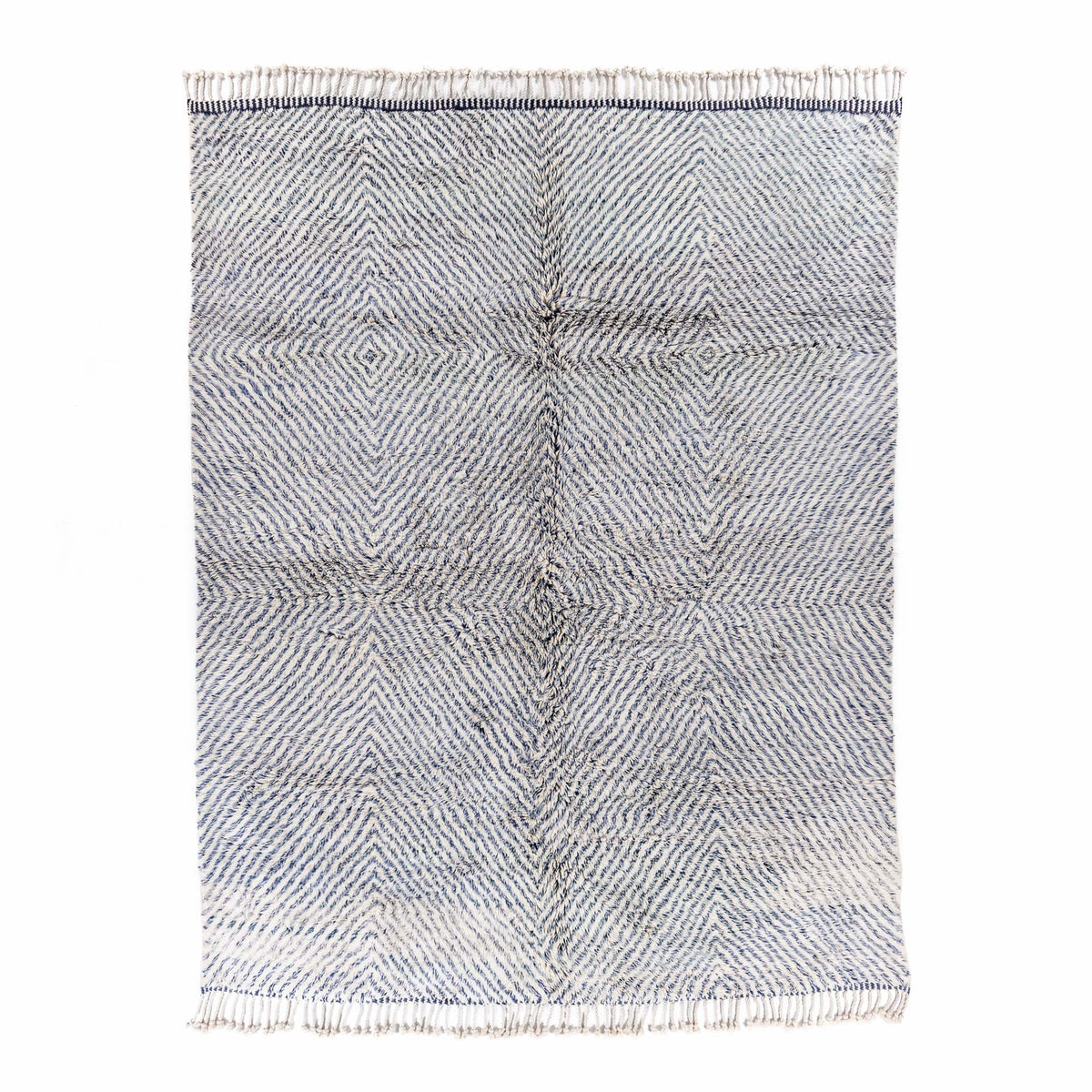 Diamant Bleu - Luxueux tapis Berbère shaggy