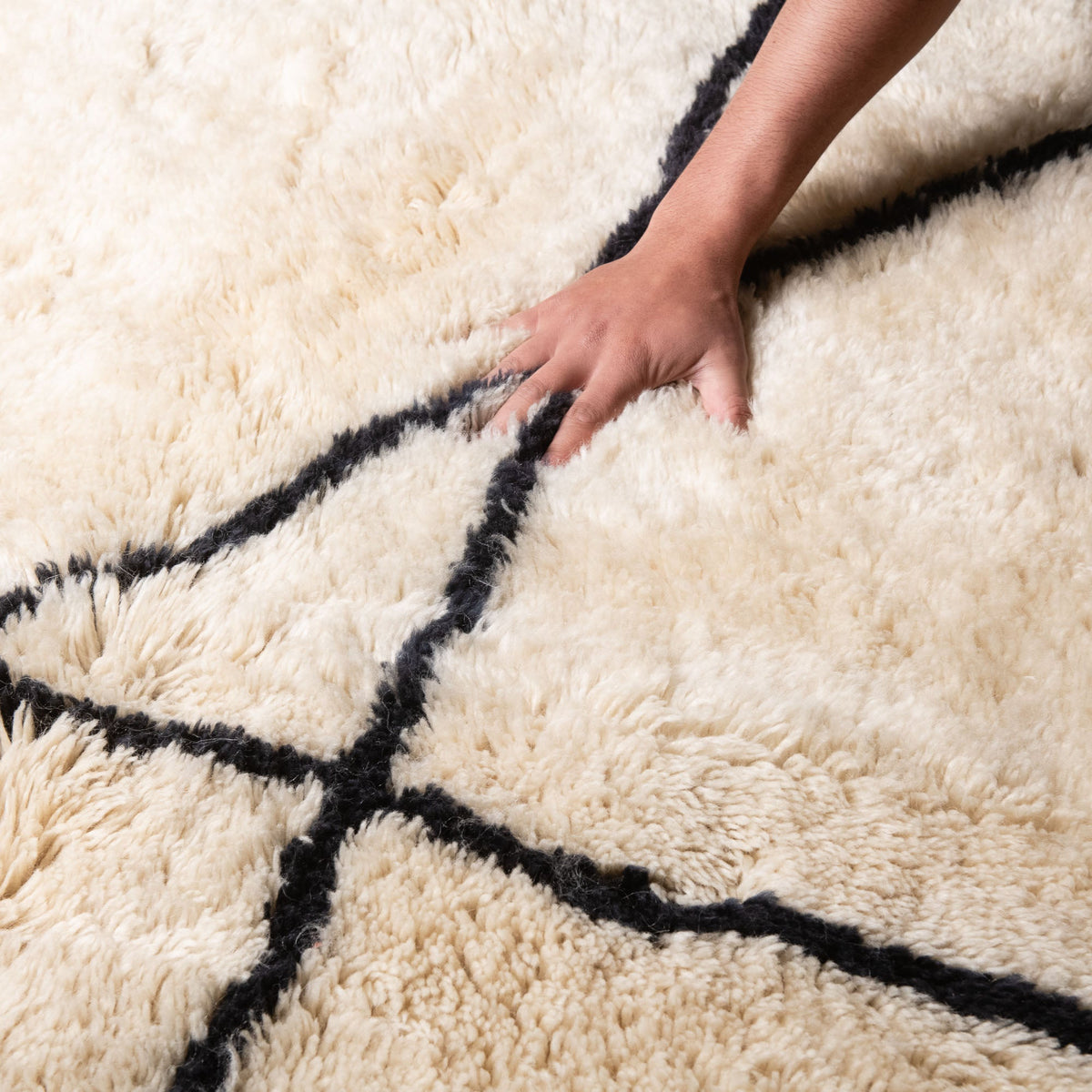 Ketta - Luxueux tapis Berbère shaggy