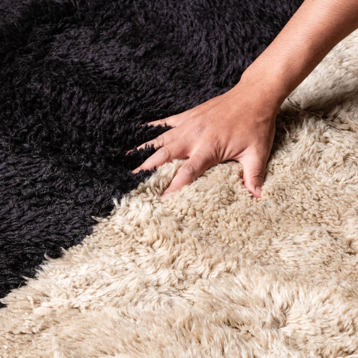 Sushi - Luxueux tapis Berbère shaggy