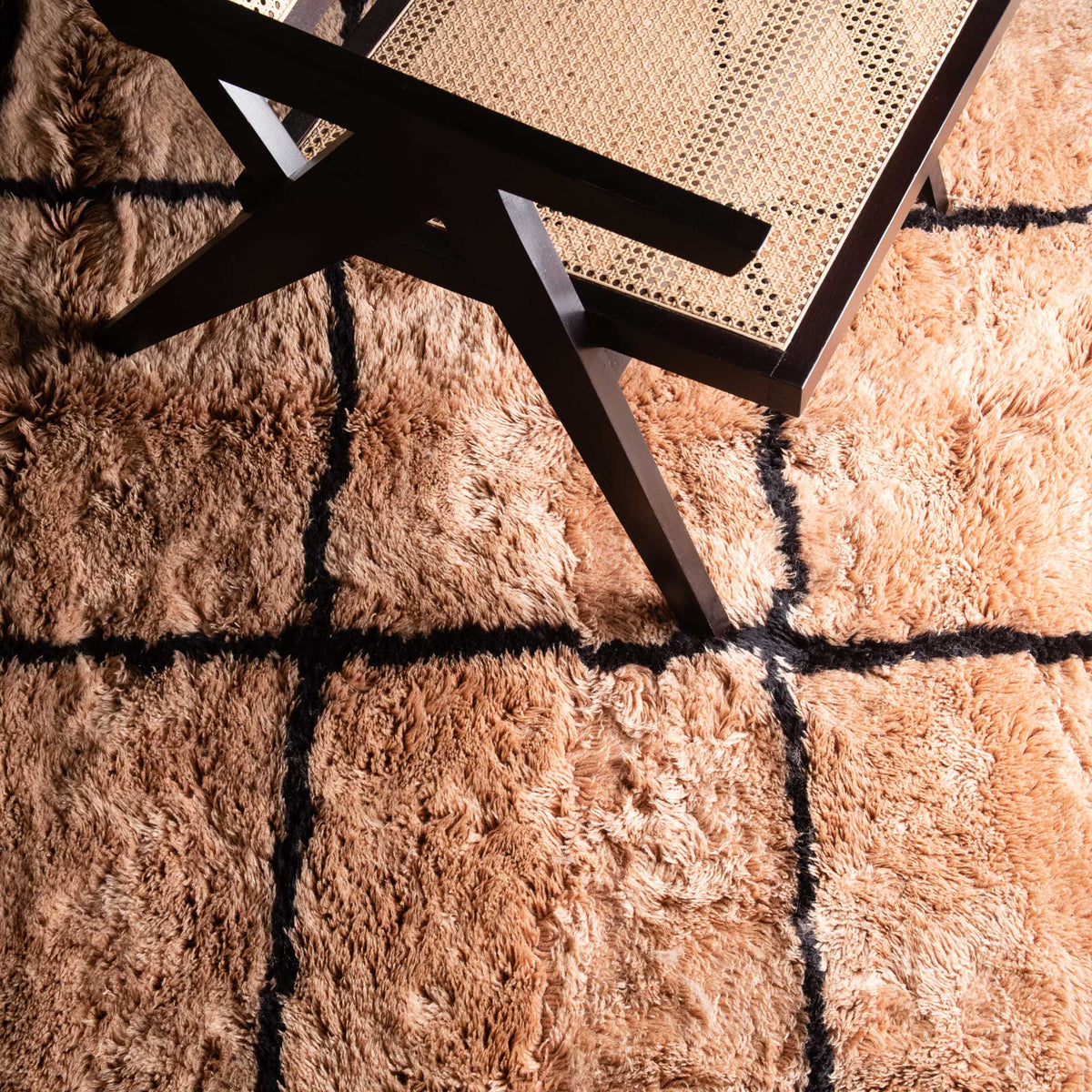 Labyranthe Timide - Luxueux tapis Berbère shaggy