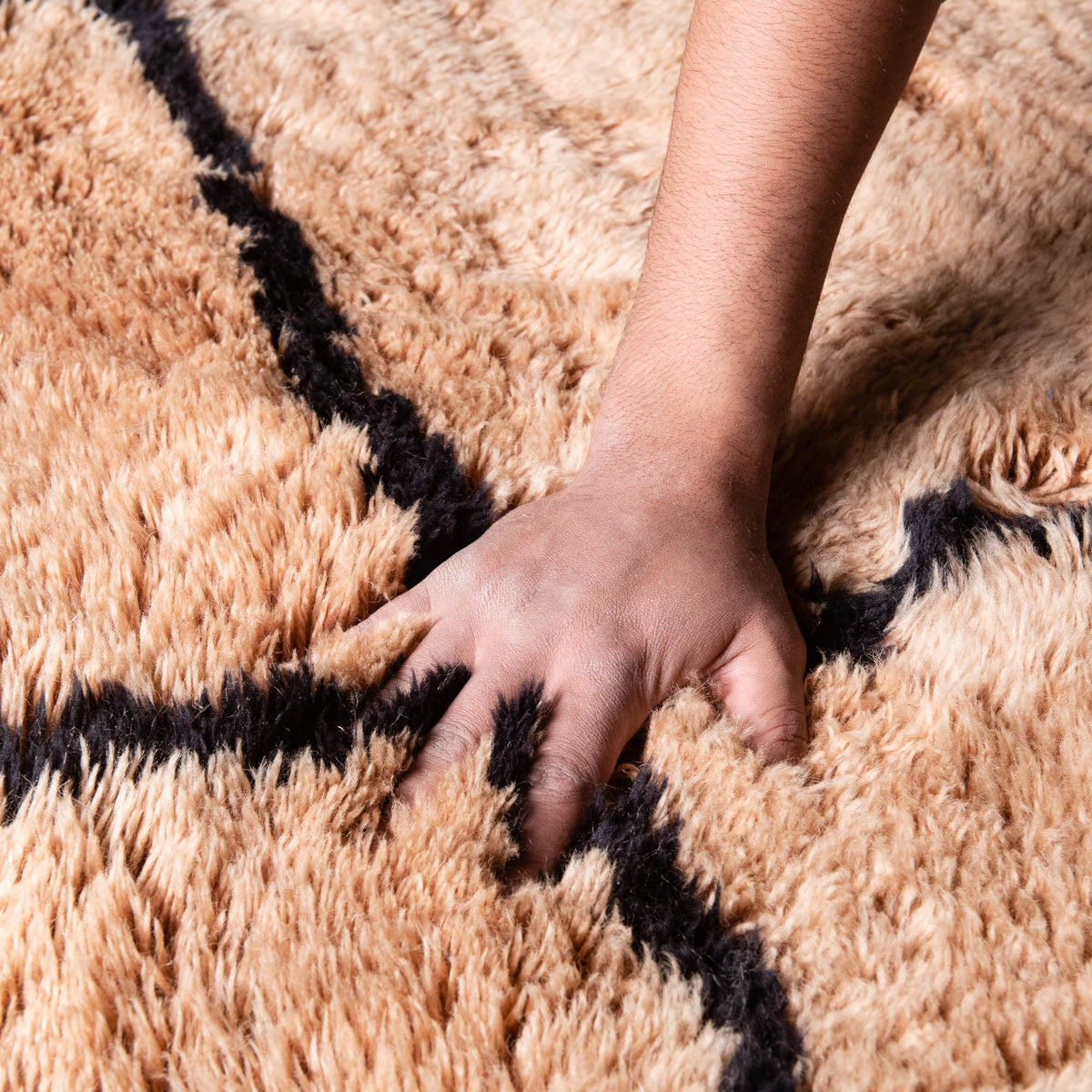 Labyranthe Timide - Luxueux tapis Berbère shaggy