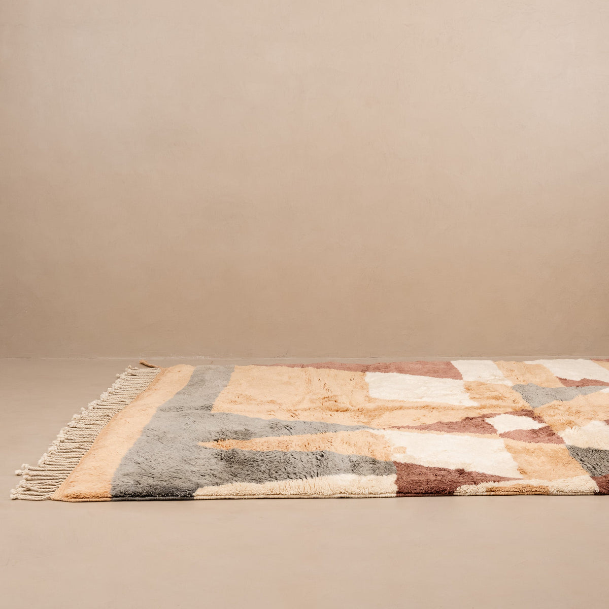 Un Matin Saharien - Luxueux tapis Berbère shaggy