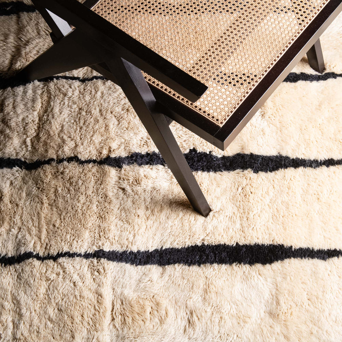 Rythme Élégant  - Luxueux tapis Berbère shaggy