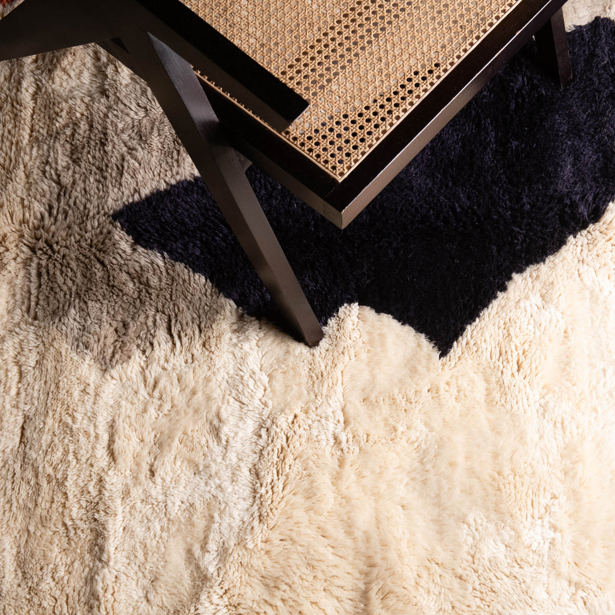 Masnsen - Luxueux tapis Berbère shaggy