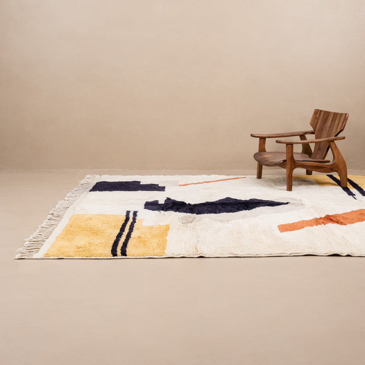Masnsen - Luxueux tapis Berbère shaggy