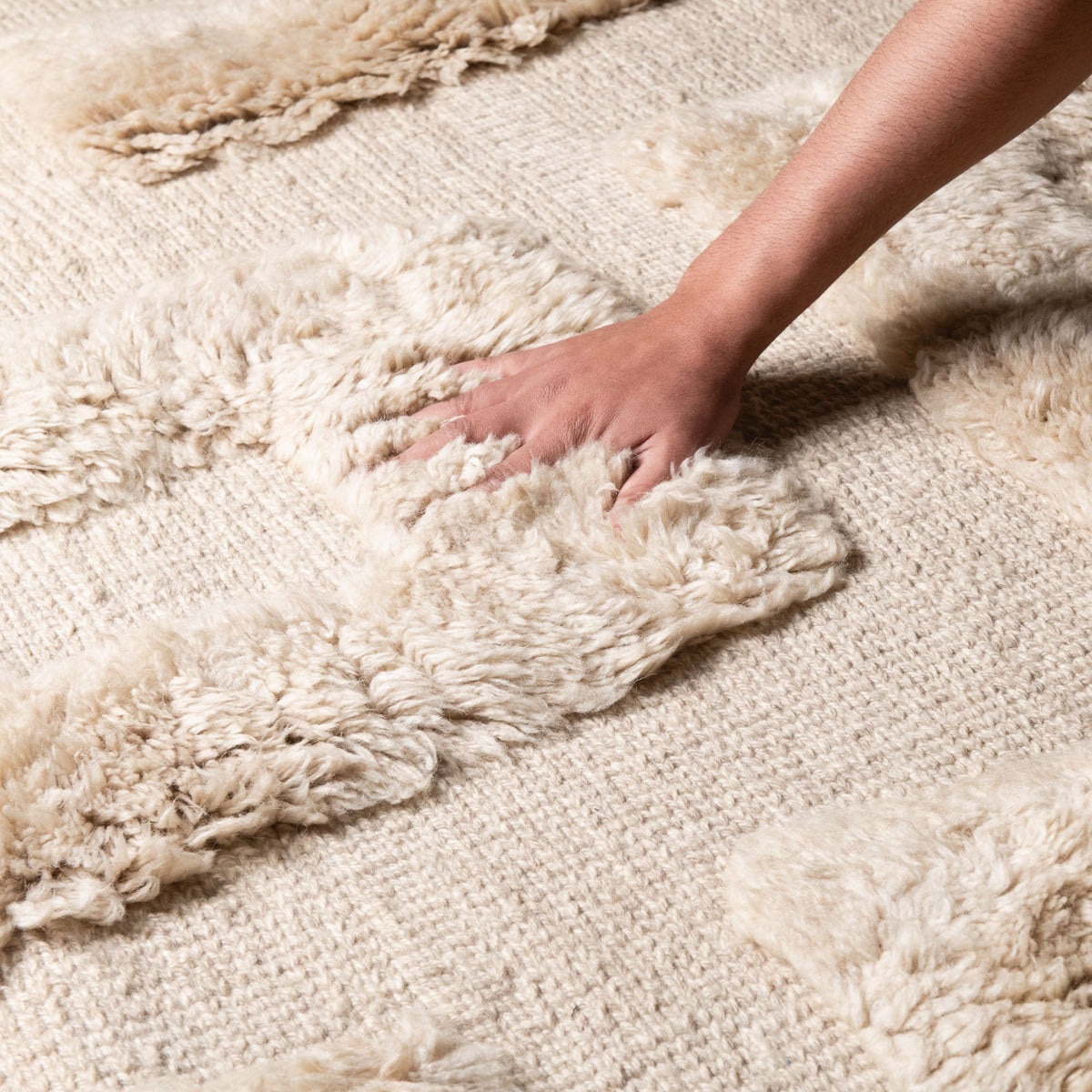 Tahra - Luxueux tapis Berbère shaggy