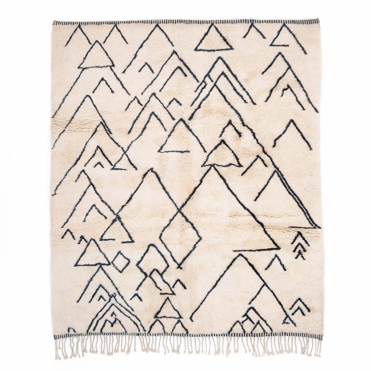 Montagnes de l'Atlas - Luxueux tapis Berbère shaggy