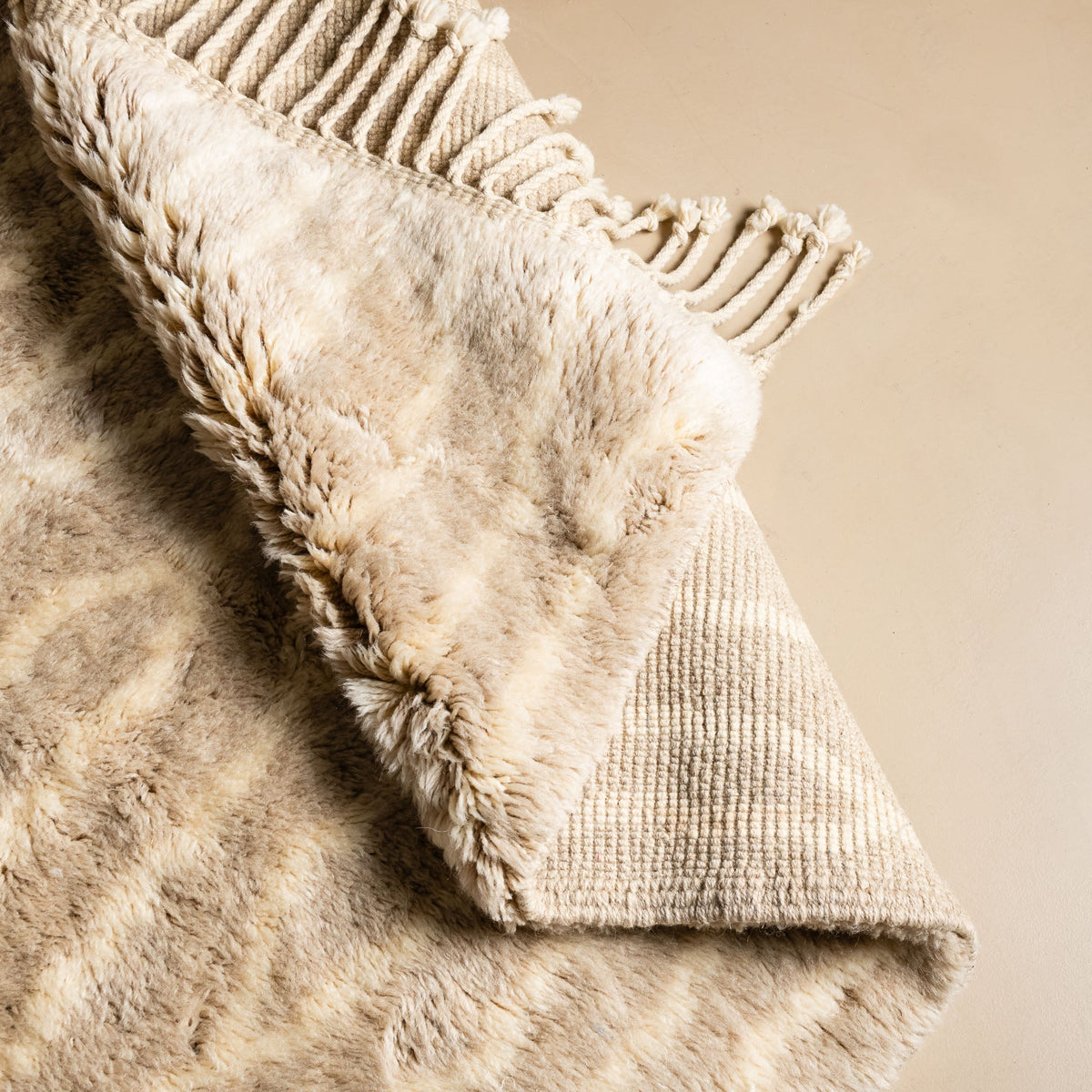 Branches D'or - Luxueux tapis Berbère shaggy