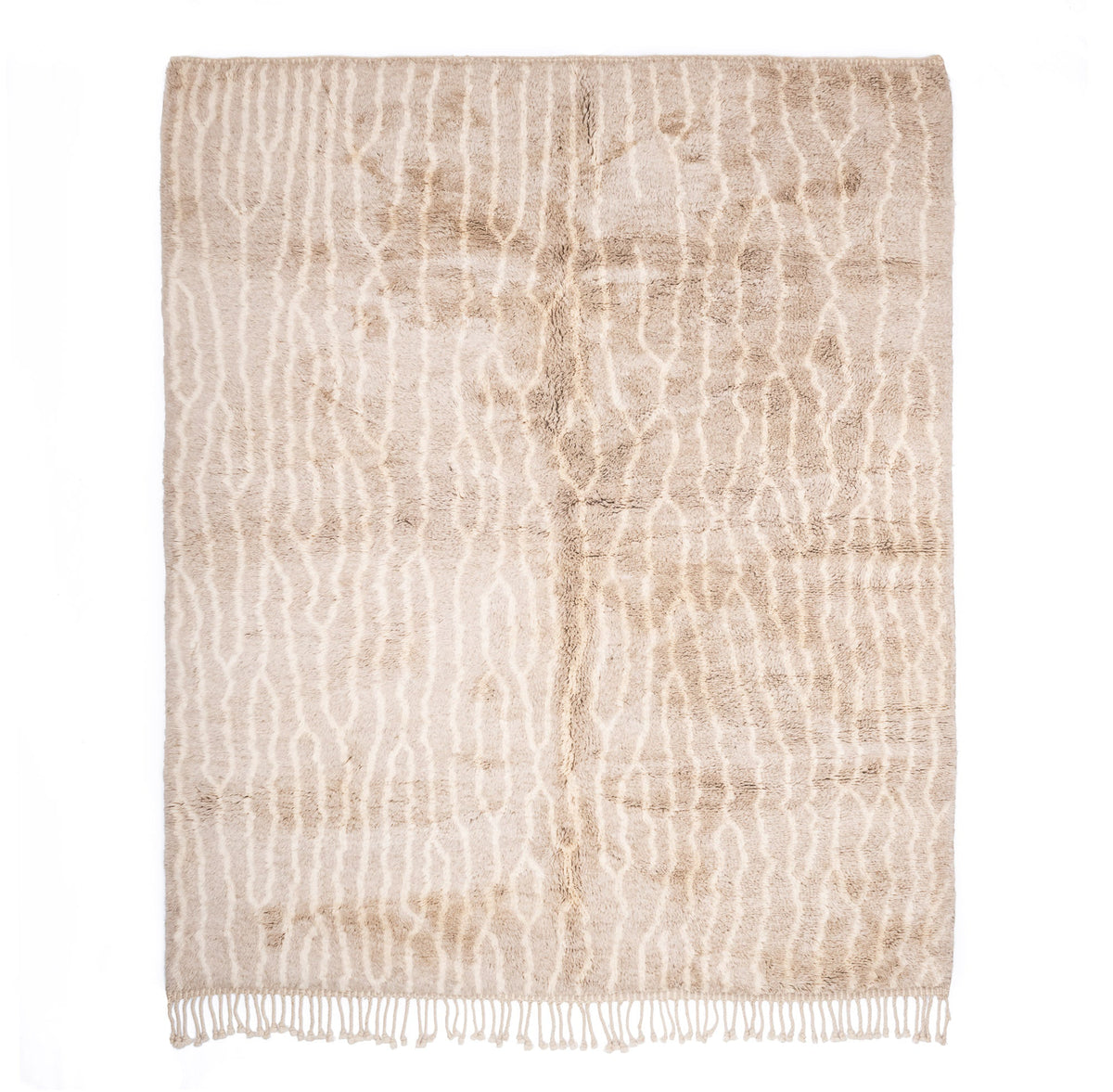 Branches D'or - Luxueux tapis Berbère shaggy