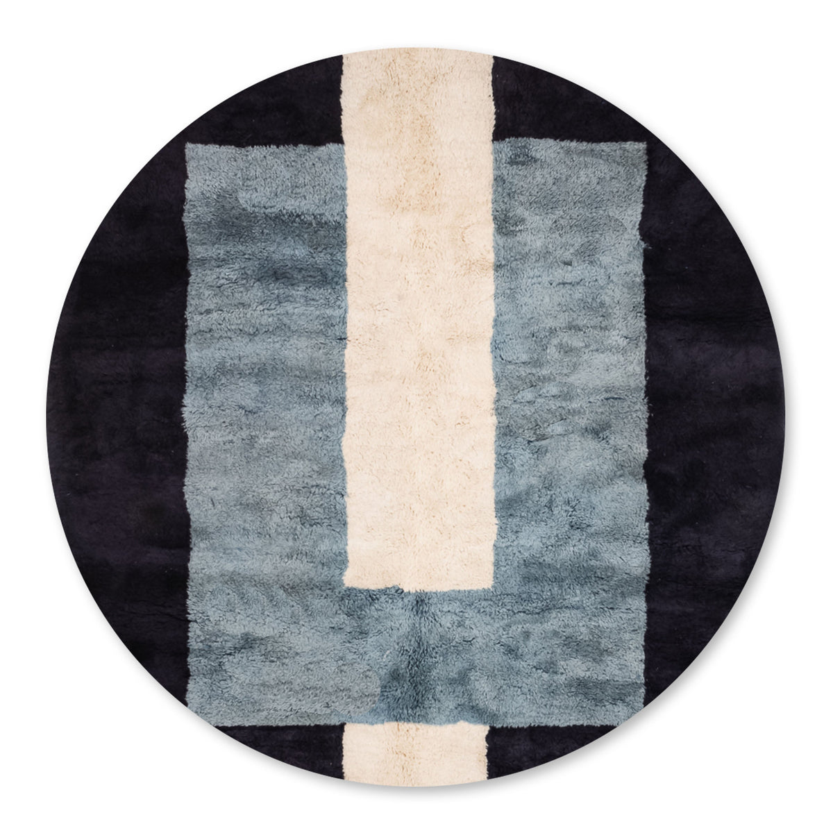 Grande Arche Rond - Luxueux tapis Berbère shaggy