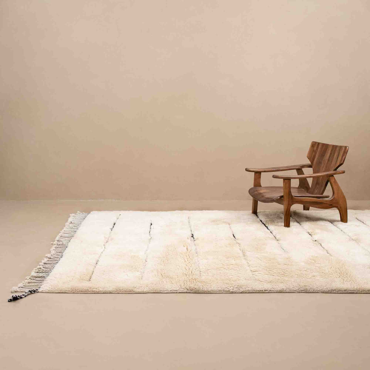 Échos chuchotés - Luxueux tapis Berbère shaggy