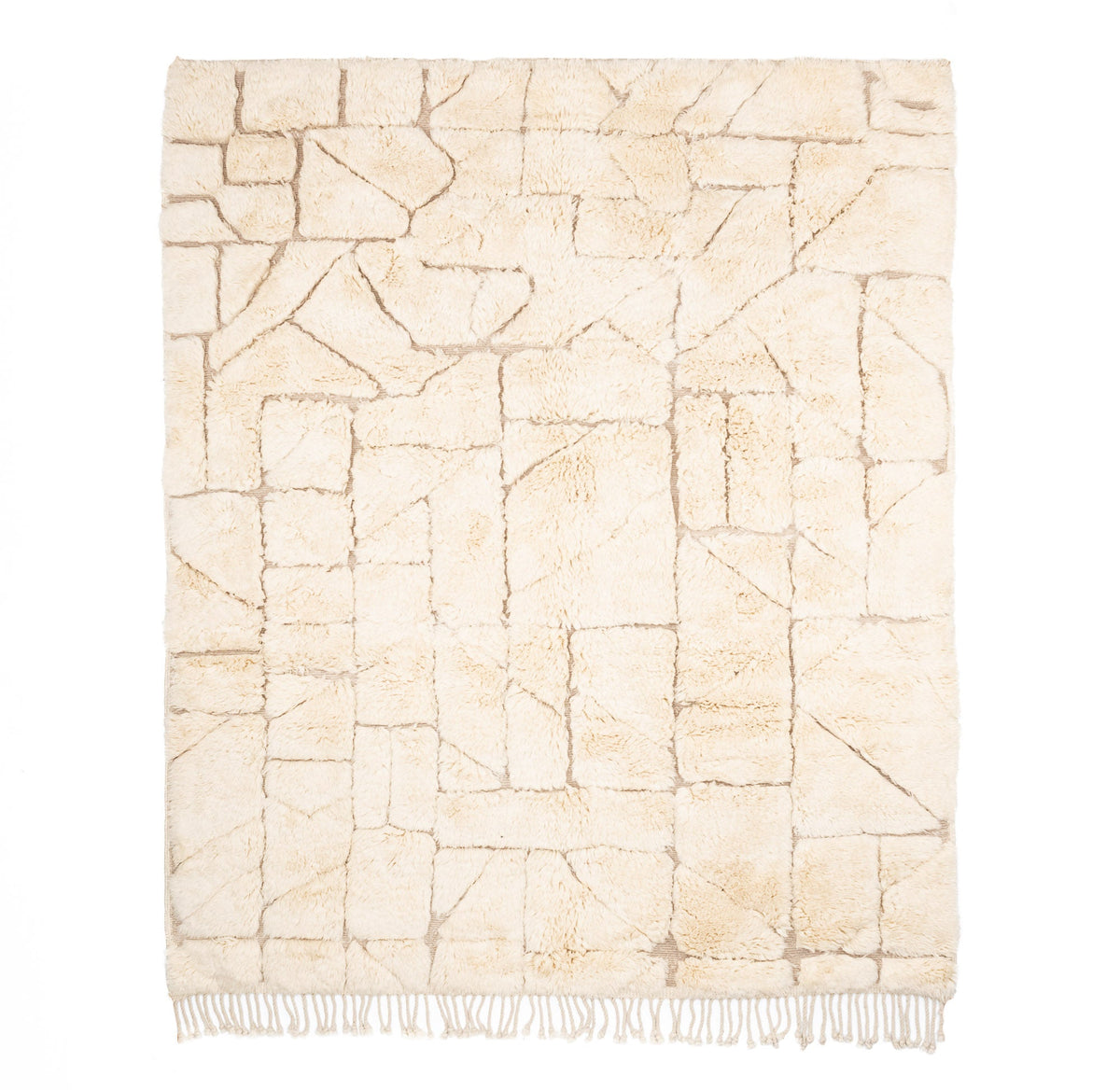 Rêves Labyrinthiques - Luxueux tapis Berbère shaggy