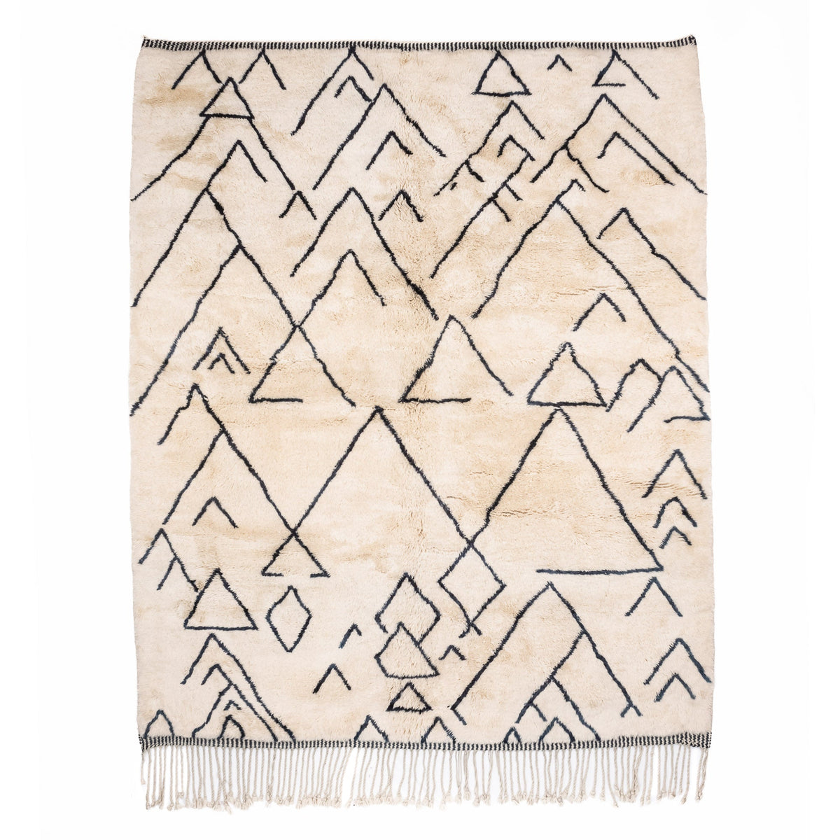 Montagnes de l'Atlas - Luxueux tapis Berbère shaggy