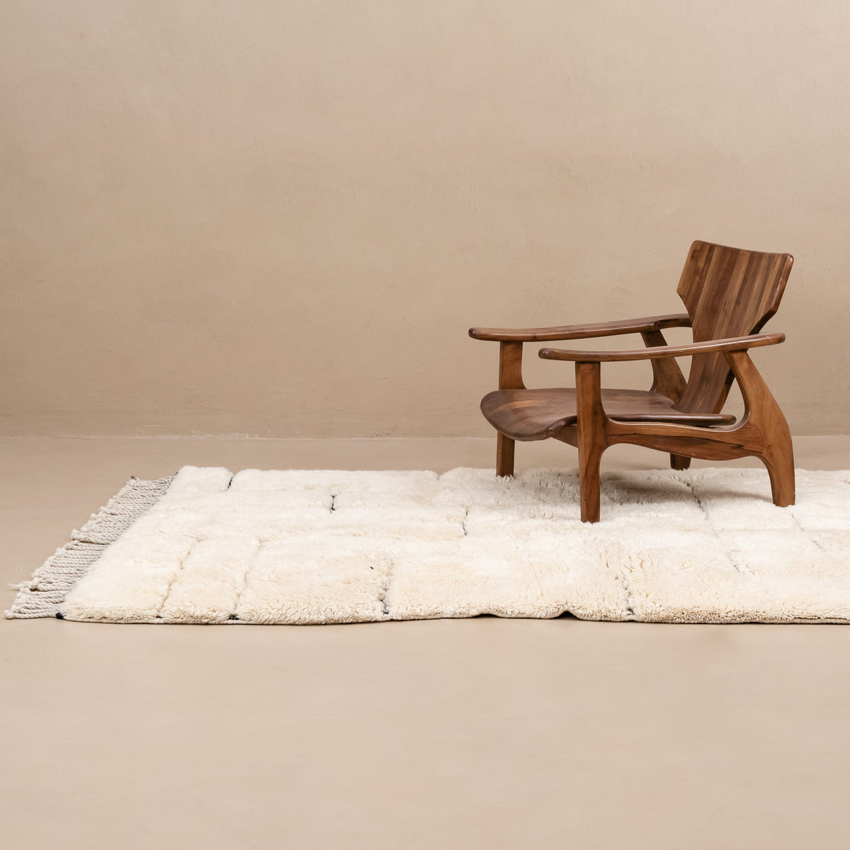 Chemin du mystère - Luxueux tapis Berbère shaggy