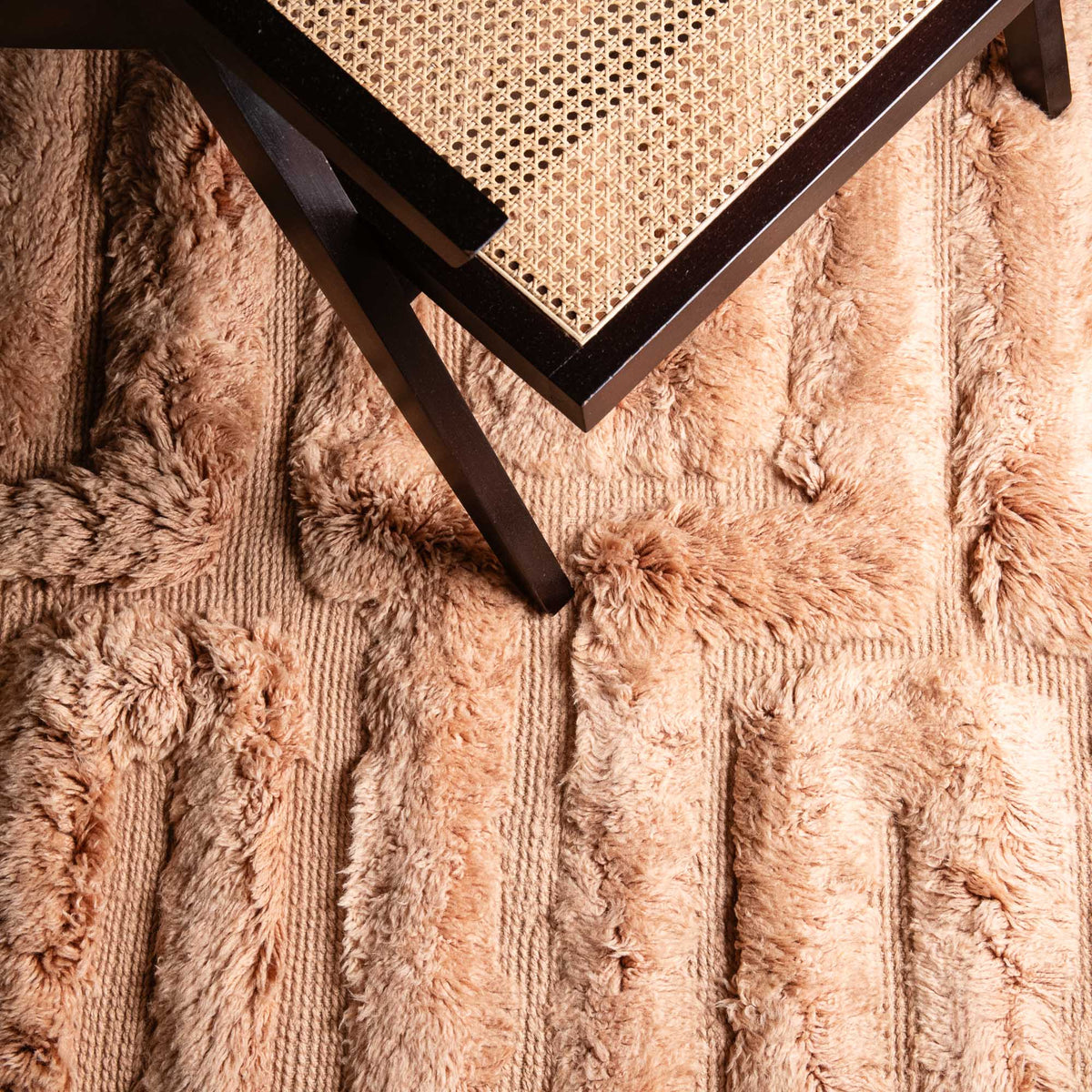 Délice De Corail - Luxueux tapis Berbère shaggy