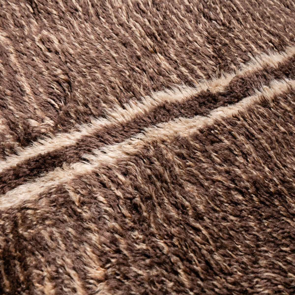 Mélodie Moka - Luxueux tapis Berbère shaggy