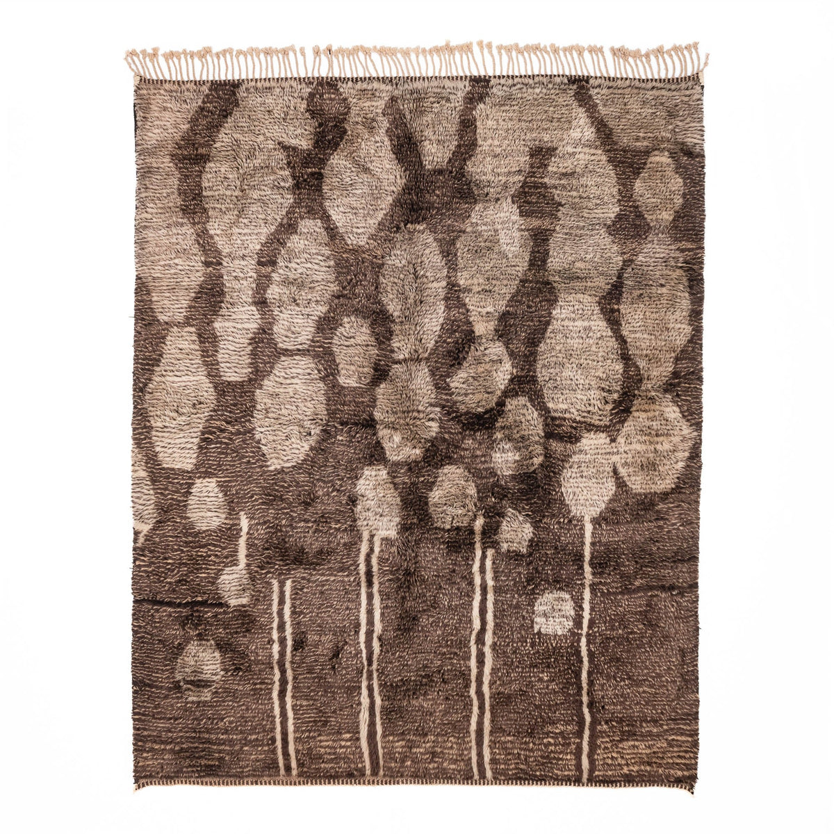 Mélodie Moka - Luxueux tapis Berbère shaggy