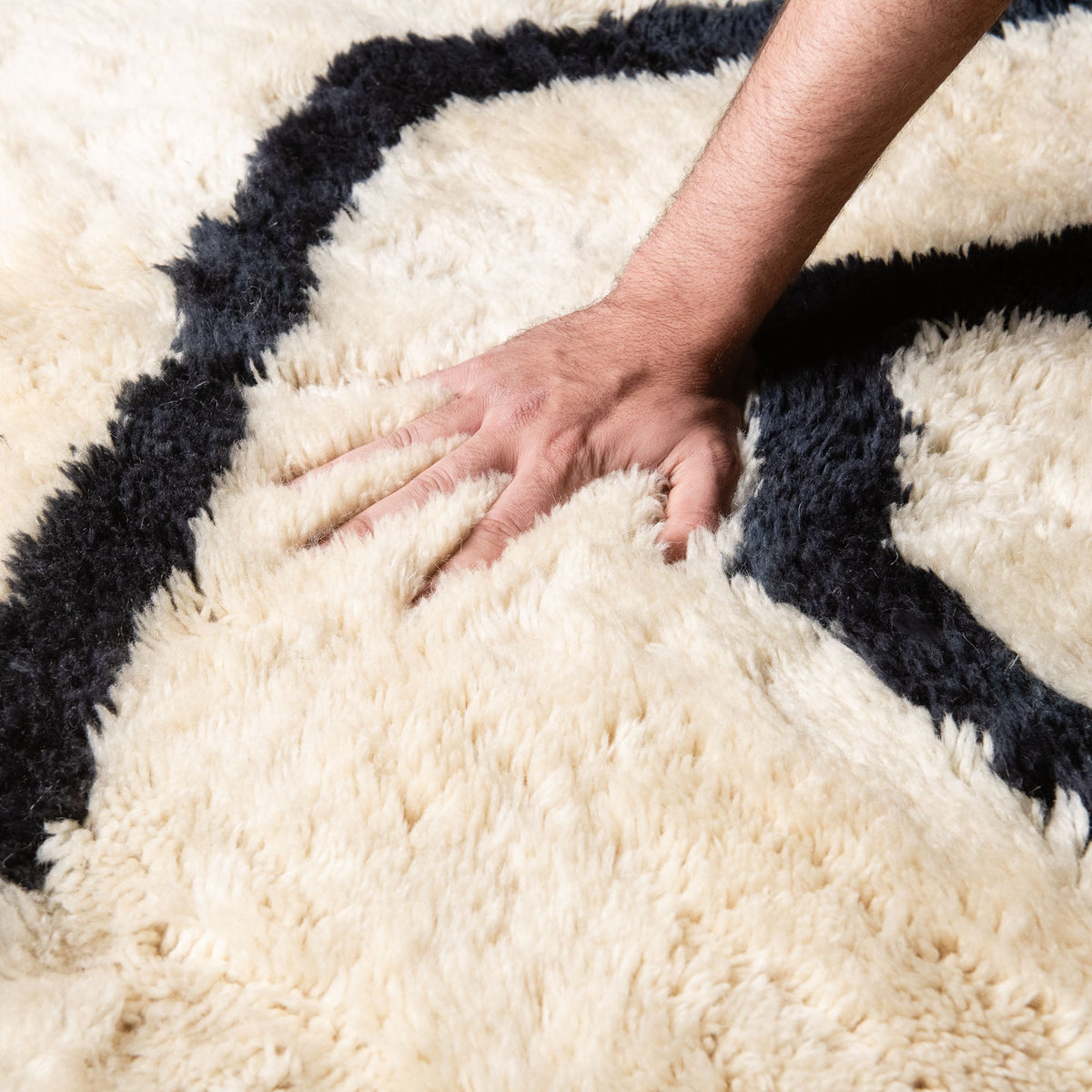 Carte de Trésor - Luxueux tapis Berbère shaggy
