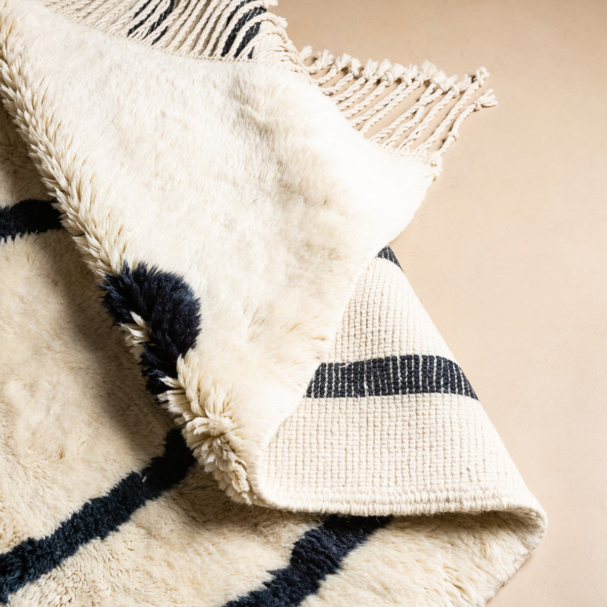 Carte de Trésor - Luxueux tapis Berbère shaggy