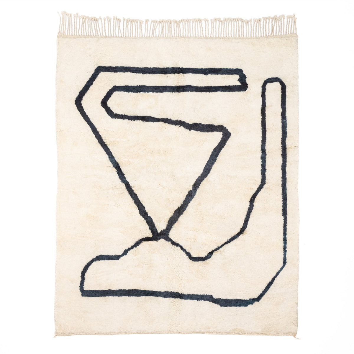 Carte de Trésor - Luxueux tapis Berbère shaggy