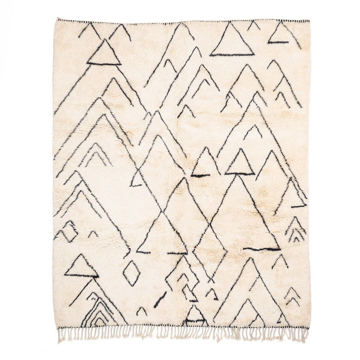 Montagnes de l'Atlas - Luxueux tapis Berbère shaggy