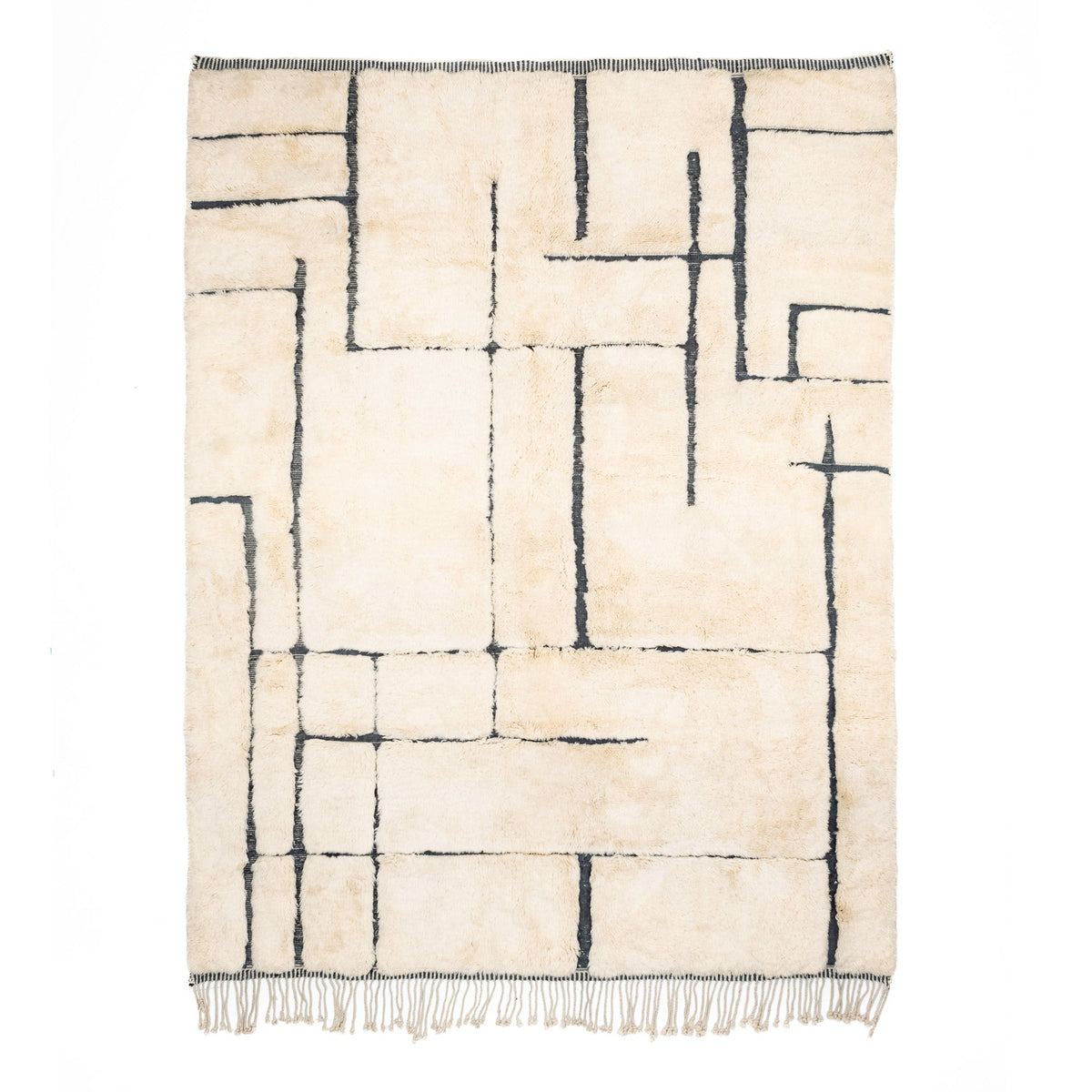 Chemin du mystère - Luxueux tapis Berbère shaggy