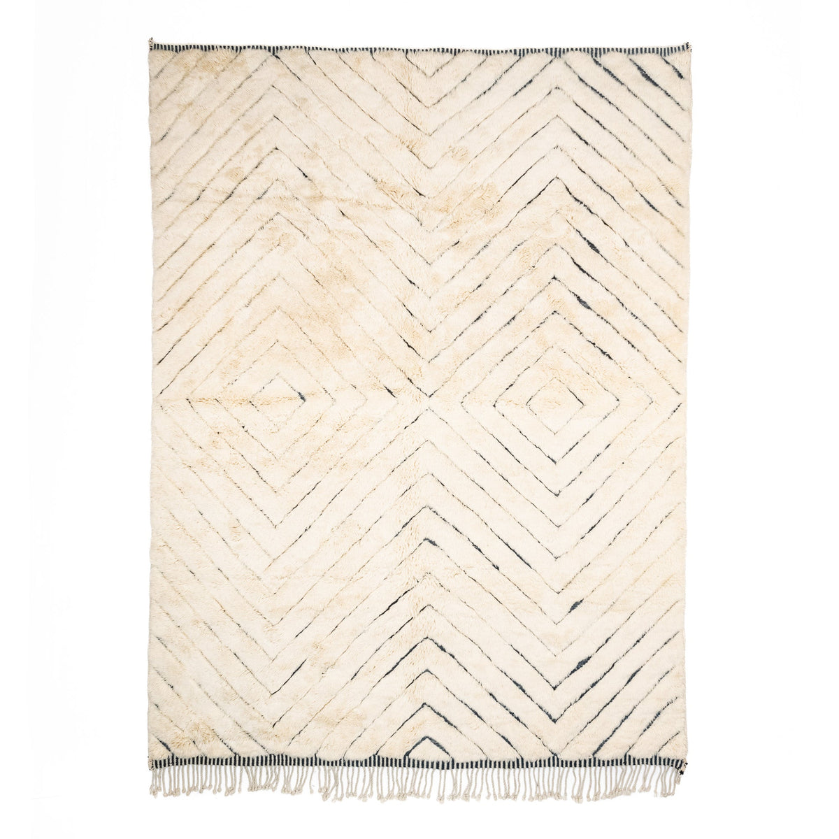 Losange - Luxueux tapis Berbère shaggy