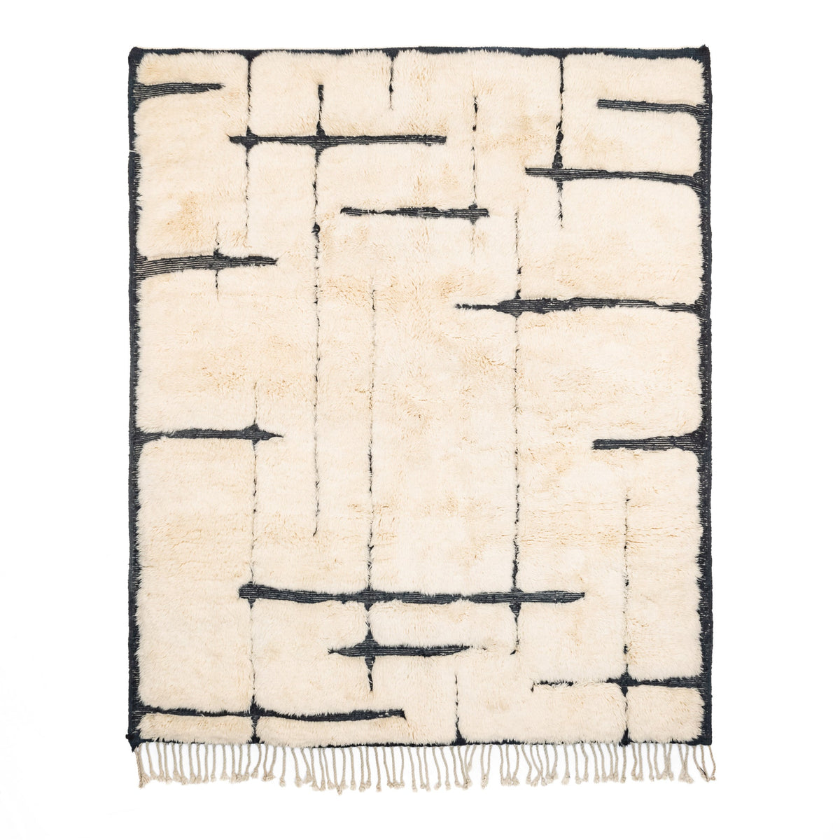 Contraste Canvas - Luxueux tapis Berbère shaggy