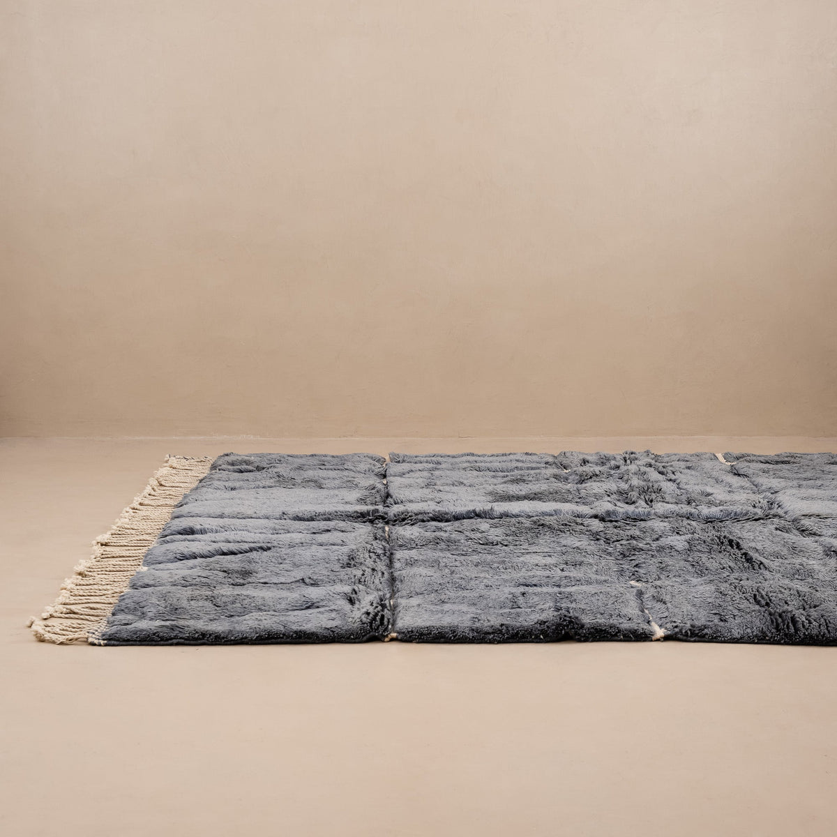 Réseau lunaire - Luxueux tapis Berbère shaggy