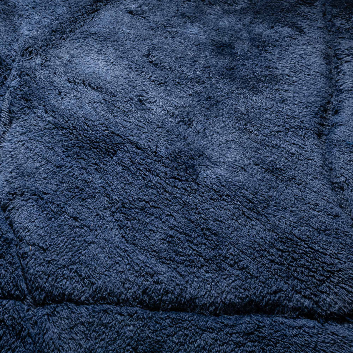 Mer de nuit Rond - Luxueux tapis Berbère shaggy