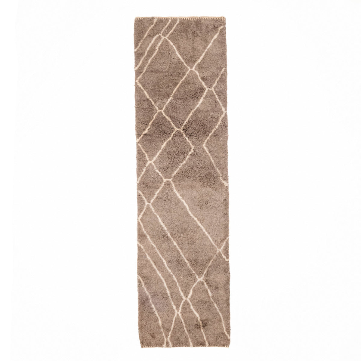 Chemins de Terre - Luxueux tapis Berbère shaggy de couloir
