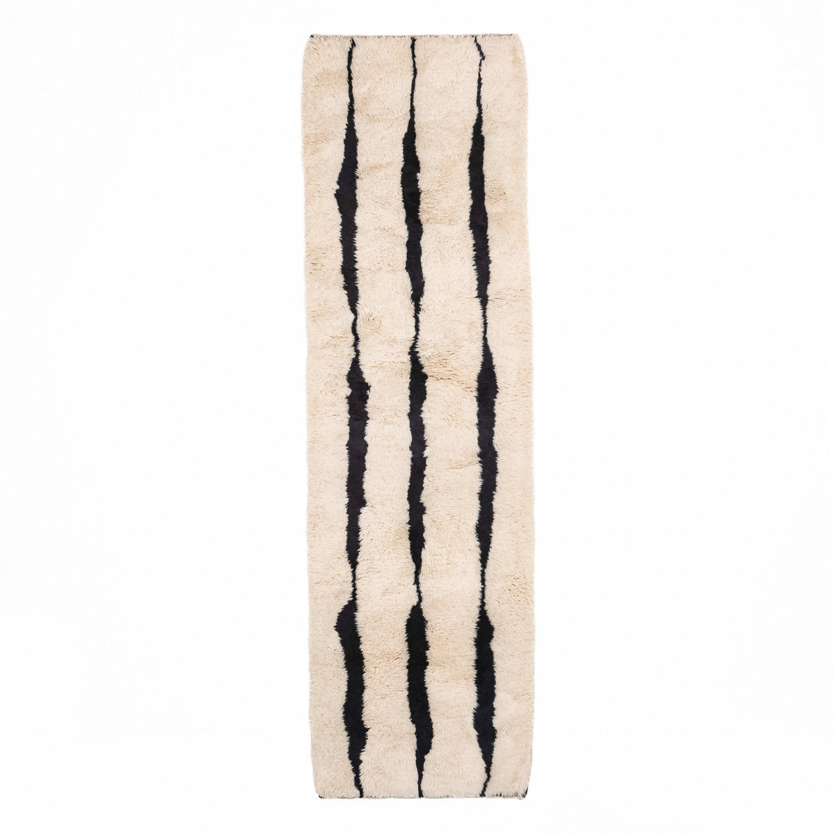Rythme Élégant - Luxueux tapis Berbère shaggy de couloir