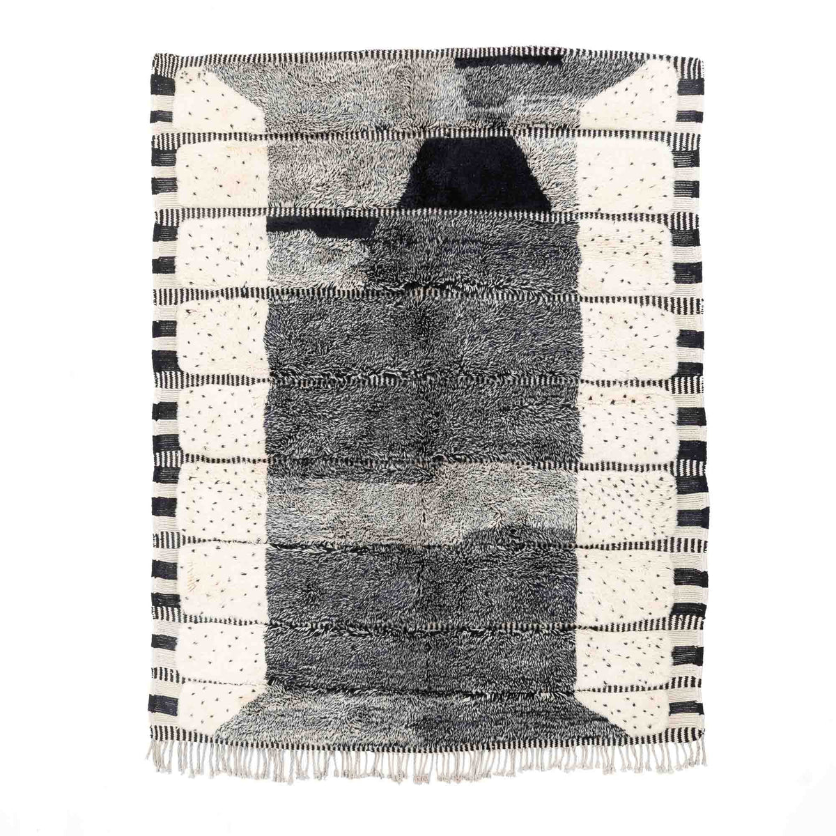 Promenade Nocturne - Luxueux tapis Berbère shaggy